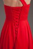 A-Line Chiffon Ein Schulter Abendkleid ohne Ärmeln - 8