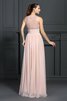 Bateau Ausschnitt Empire Taille Prinzessin A Linie Sittsames Abendkleid - 2