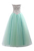 Robe de quinceanera officiel à la mode en satin élastique de col en cœur balancement - 6