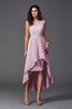 Normale Taille Reißverschluss Prinzessin A Linie Brautjungfernkleid mit Schleife - 21