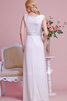 Abito da sposa tradizionale formale in stain elastico alta vita fantastico pomposo - 4