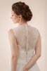 Durchsichtige Rücken Halle plissiertes zeitloses langes schlichtes Brautkleid - 5