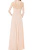 Abito da Damigella A Terra in Chiffon con Increspato Cuore A-Line - 2