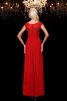 Boot-Ausschnitt Etui Sittsames Bodenlanges Brautmutterkleid mit Applike - 2