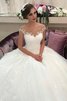 Robe de mariée delicat intemporel epaule nue de mode de bal de traîne moyenne - 1