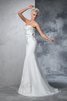 Herz-Ausschnitt Normale Taille Anständiges Extravagantes Brautkleid aus Satin - 4