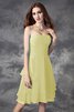 Robe demoiselle d'honneur bref de lotus avec zip a-ligne avec sans manches - 8