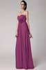 Vestido de Dama de Honor de Corte Recto de Hasta el suelo de Escote Corazón - 7