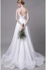 Abito da sposa senza maniche naturale originale vendita calda spazzola treno a chiesa - 2