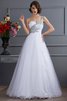 Robe de quinceanera longue d'épaule asymétrique jusqu'au sol appliques avec perle - 1