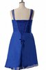 Chiffon Ärmellos A-Linie natürliche Taile kurzes Brautjungfernkleid - 3