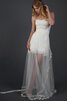 Abito da Sposa Formale E Informale con Increspato Naturale in pizzo Cuore Senza Maniche - 5