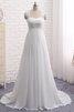 Modesto Vestido de Novia de Sin mangas de Hermoso de Recatado - 1