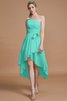 Abito da Damigella Asimmetrico Asimmetrici Mini in Chiffon A-Line - 20