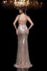 Etui Spaghetti Träger Glamouröses Anständiges Abendkleid mit Breiter Träger - 2