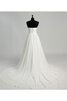 Abito da Sposa stravagante Romantico con Perline con Increspato a riva sexy - 2