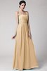 Robe demoiselle d'honneur plissage longue au drapée fermeutre eclair de fourreau - 12