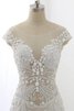 Robe de bal vintage distinguee de sirène avec zip avec perle - 3