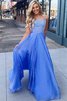Prinzessin Wunderschönen A-Line Abendkleid mit Perlen aus Organza - 1