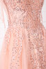 A-Linie Queen Neckline Ziemlich Ärmelloses Ausgefallenes Brautkleid - 9