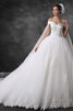 Robe de mariée pétillant en salle de bustier naturel discrete - 2