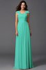 Abito da Damigella in Chiffon Conotta Cerniera Lunghi Principessa - 15