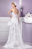 Robe de bal naturel col en forme de cœur a-ligne cordon avec sans manches - 3