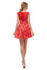 Abito da cocktail a-line mini bella naturale decorato semplice - 3