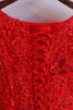 3 /4 Länge Ärmeln Mode Legeres Romantisches Cocktailkleid mit Bordüre - 6