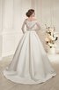 Vestido de Novia de Corte-A de Hasta el suelo de Botón de Apliques de Abalorio - 2