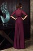 Vestido de Madrina de Corte Recto de Escote Corazón de Hasta el suelo con Chaqueta - 2
