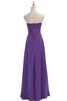 Robe demoiselle d'honneur ligne a entrecroisé longueur au ras du sol manche nulle avec chiffon - 38