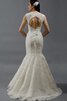 Vestido de Novia de Corte Sirena en Encaje de Hasta el suelo de Sin mangas de Escote en V - 3