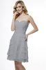 Reißverschluss Herz-Ausschnitt Normale Taille Chiffon Prinzessin Brautjungfernkleid - 28
