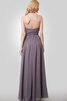 A-Linie Herz-Ausschnitt Ärmelloses Chiffon schlichtes Elegantes Brautjungfernkleid - 3