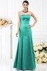 Robe demoiselle d'honneur longue de fourreau de bustier avec zip en satin - 15