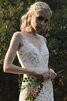 Glamouroso&Dramatico Vestido de Novia en Encaje de Playa de Encantador - 4