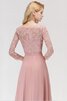 Robe de bal avec chiffon accrocheur avec ruban romantique longue - 7