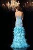Glamouroso&Dramatico Vestido de Fiesta de Corte Sirena en Organza de Largo - 2