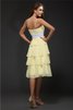Vestido de Dama de Honor de Imperio Cintura de Fajas de Corto de Sin mangas - 2