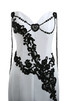 Gericht Schleppe Taft ewiges swing einfaches Brautkleid mit Bordüre - 2
