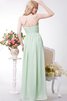 Plissiertes Chiffon V-Ausschnitt bezauberndes einfaches bodenlanges Brautjungfernkleid - 3