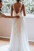 Robe de mariée grosses soldes sans dos avec sans manches facile sexy - 4