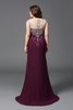 Robe de bal naturel impressioé larges bretelles fermeutre eclair de fourreau - 2