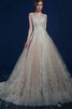 Elegante Vestido de Novia de Corte-A de Playa de Apliques - 2