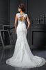 Robe de mariée vintage manche nulle gaine de traîne moyenne fermeutre eclair - 4
