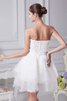 Robe douce seize courte manche nulle ligne a appliques en tulle - 7