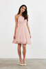 Robe demoiselle d'honneur bretelles spaghetti honorable moderne naturel sexy - 1