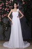 Robe de mariée longue derniere tendance ligne a avec fleurs de princesse - 1