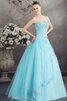 Robe douce seize en tulle avec perle cordon avec sans manches - 8